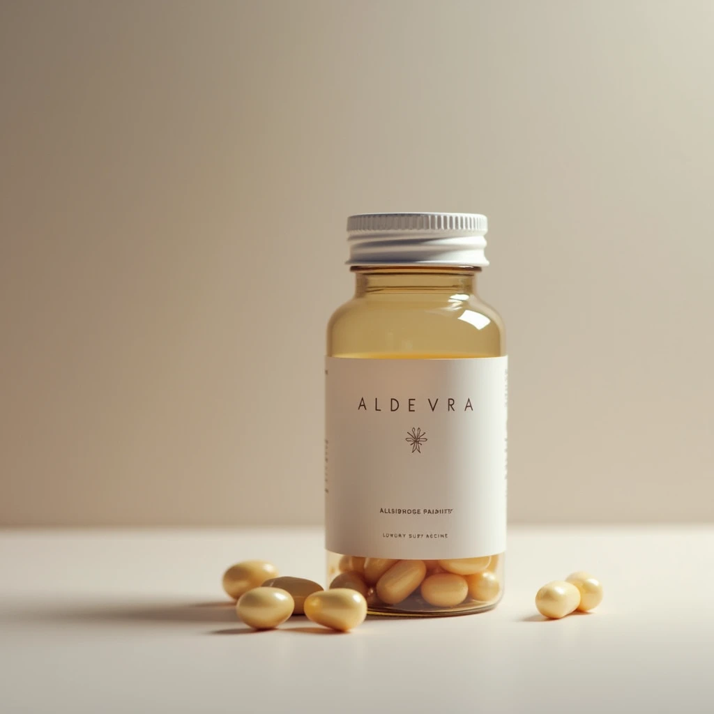 Aldevra natural wellness complex bottle with premium packaging